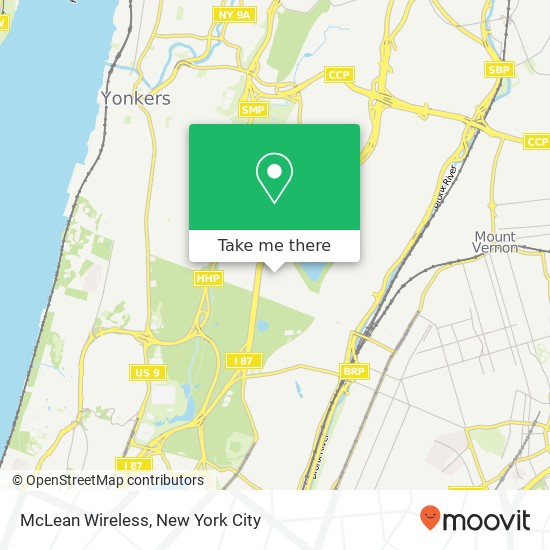 Mapa de McLean Wireless, 718 McLean Ave