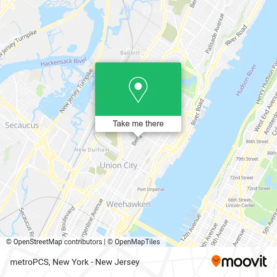 metroPCS map