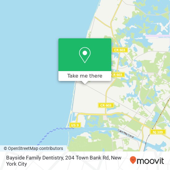 Bayside Family Dentistry, 204 Town Bank Rd map