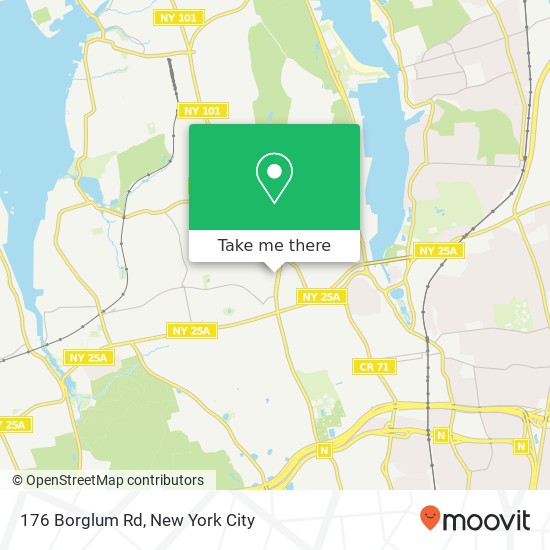 176 Borglum Rd, Manhasset, NY 11030 map