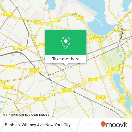 Bubbleb, Whitney Ave map