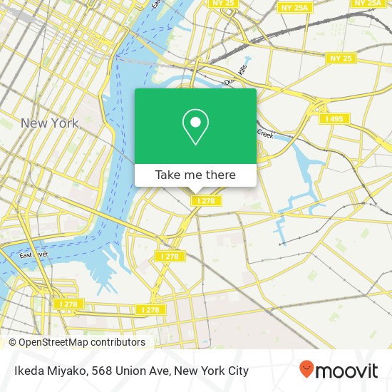 Mapa de Ikeda Miyako, 568 Union Ave