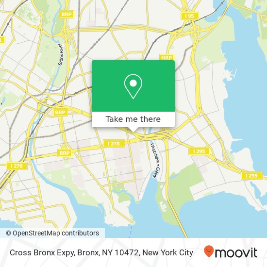 Mapa de Cross Bronx Expy, Bronx, NY 10472