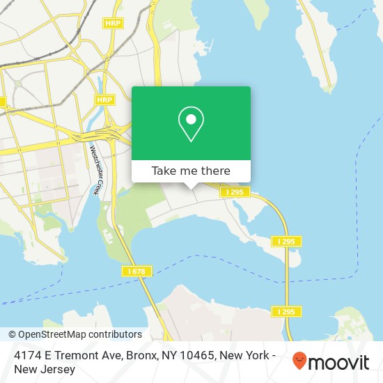 4174 E Tremont Ave, Bronx, NY 10465 map