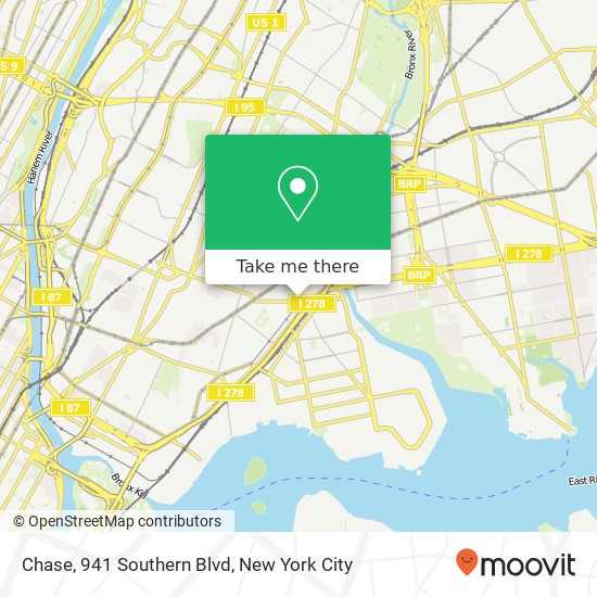 Chase, 941 Southern Blvd map