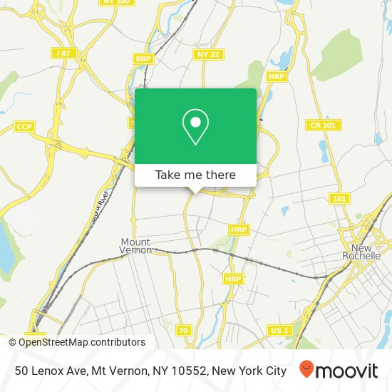 50 Lenox Ave, Mt Vernon, NY 10552 map