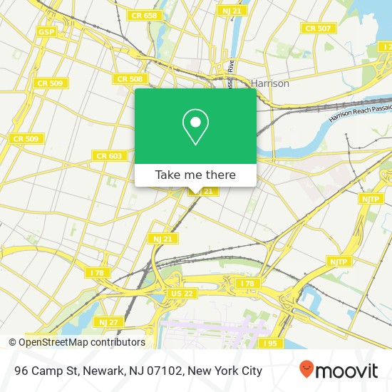 96 Camp St, Newark, NJ 07102 map
