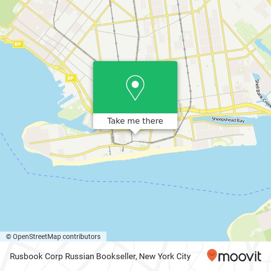 Mapa de Rusbook Corp Russian Bookseller