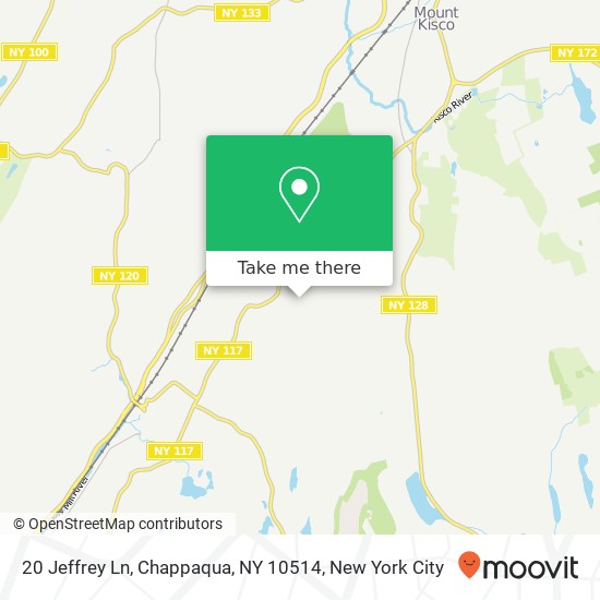 Mapa de 20 Jeffrey Ln, Chappaqua, NY 10514