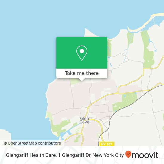 Mapa de Glengariff Health Care, 1 Glengariff Dr