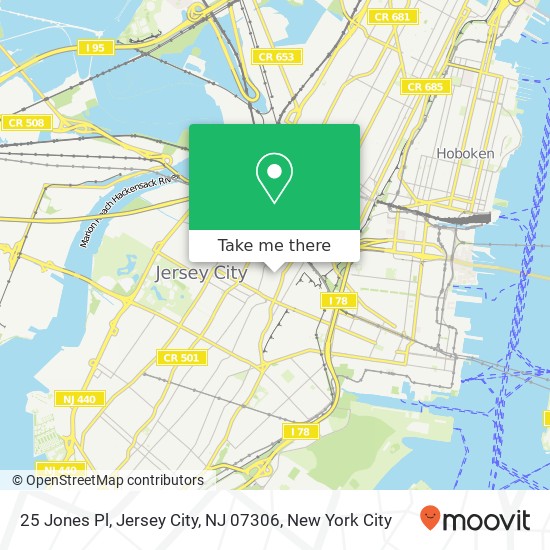 25 Jones Pl, Jersey City, NJ 07306 map