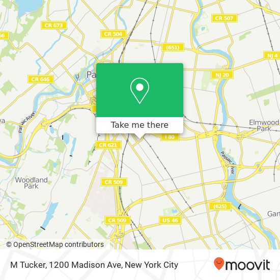 Mapa de M Tucker, 1200 Madison Ave