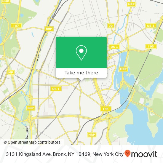3131 Kingsland Ave, Bronx, NY 10469 map