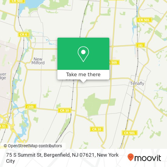 75 S Summit St, Bergenfield, NJ 07621 map