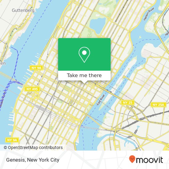 Genesis, 690 Lexington Ave map