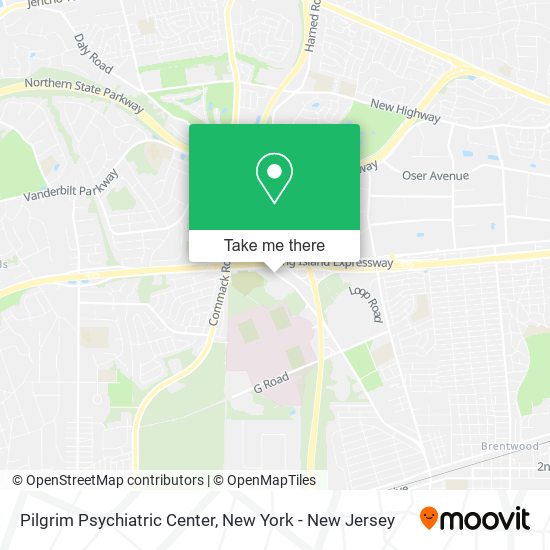 Pilgrim Psychiatric Center map