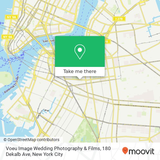 Mapa de Voeu Image Wedding Photography & Films, 180 Dekalb Ave