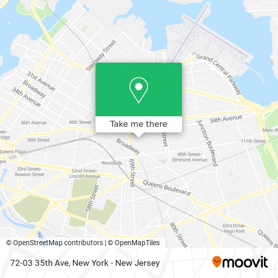 Mapa de 72-03 35th Ave