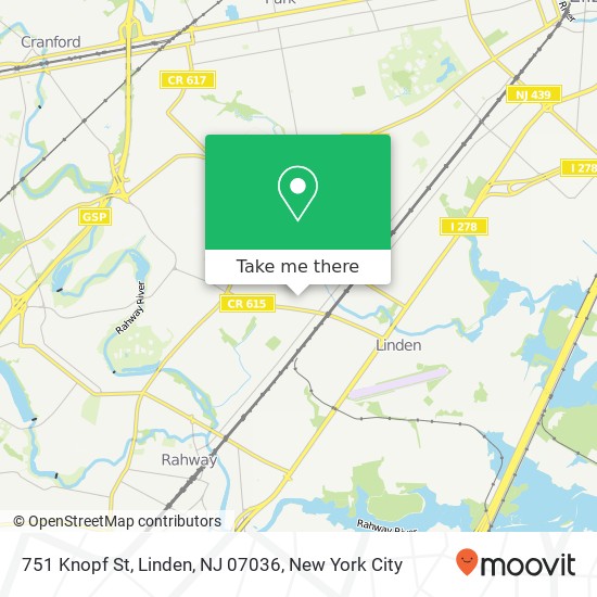 751 Knopf St, Linden, NJ 07036 map