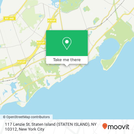 117 Lenzie St, Staten Island (STATEN ISLAND), NY 10312 map