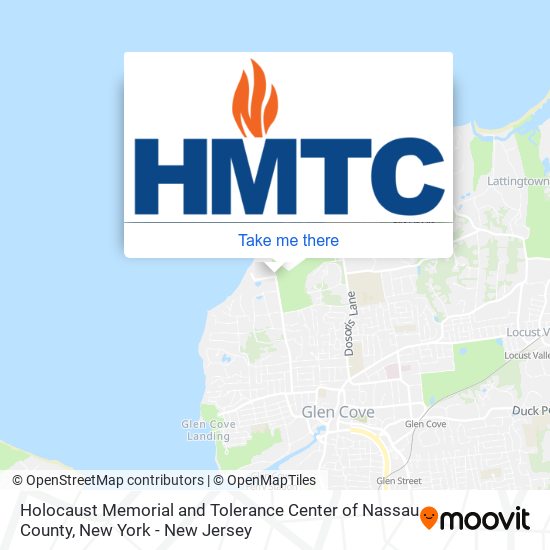 Holocaust Memorial and Tolerance Center of Nassau County map