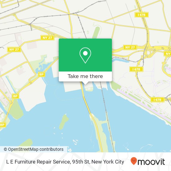 Mapa de L E Furniture Repair Service, 95th St