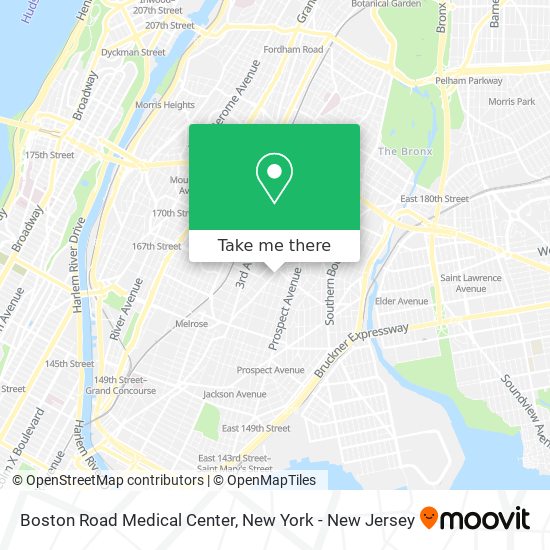 Boston Road Medical Center map