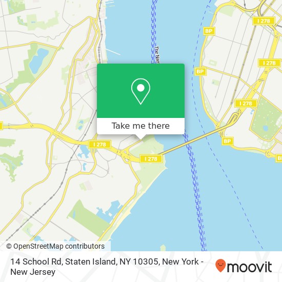 14 School Rd, Staten Island, NY 10305 map