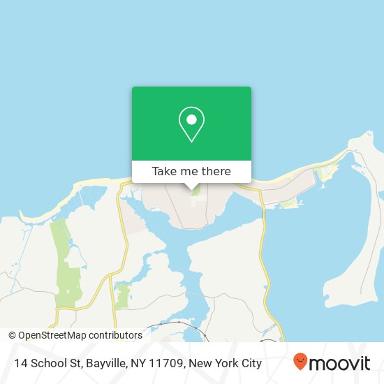 Mapa de 14 School St, Bayville, NY 11709