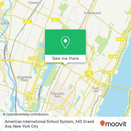 Mapa de American International School System, 345 Grand Ave