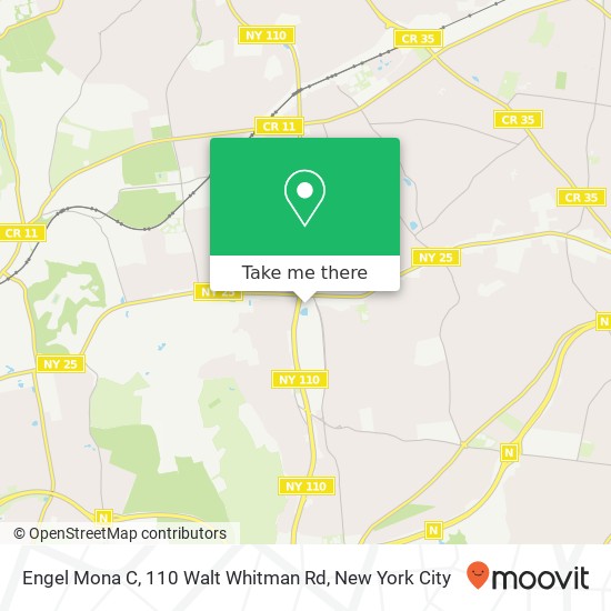 Engel Mona C, 110 Walt Whitman Rd map