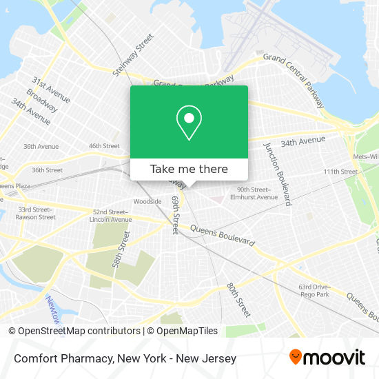 Mapa de Comfort Pharmacy