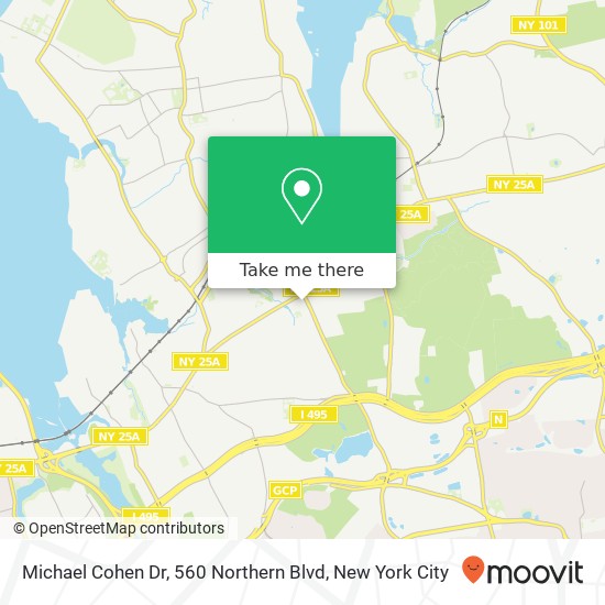 Mapa de Michael Cohen Dr, 560 Northern Blvd