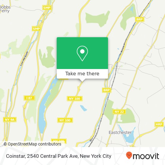 Mapa de Coinstar, 2540 Central Park Ave