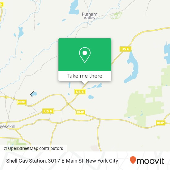 Mapa de Shell Gas Station, 3017 E Main St