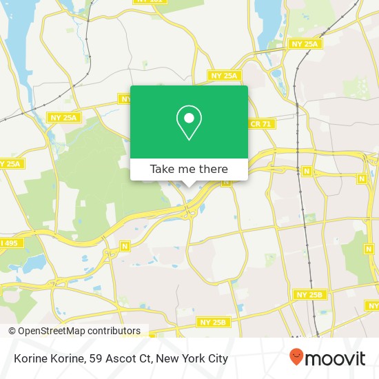 Korine Korine, 59 Ascot Ct map