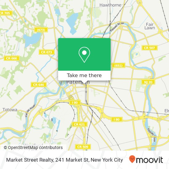 Mapa de Market Street Realty, 241 Market St