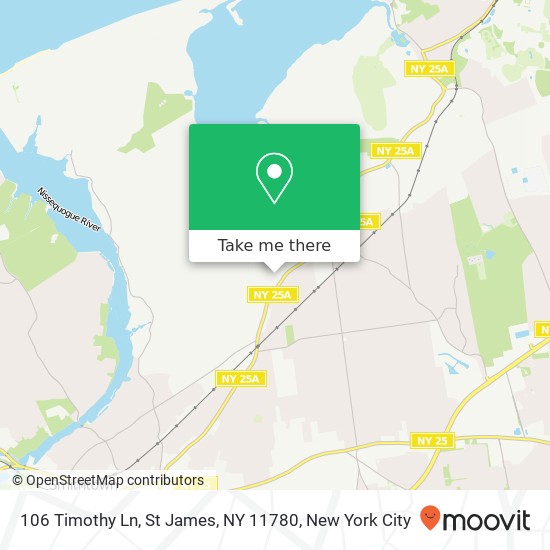 106 Timothy Ln, St James, NY 11780 map