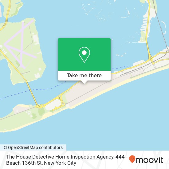 Mapa de The House Detective Home Inspection Agency, 444 Beach 136th St