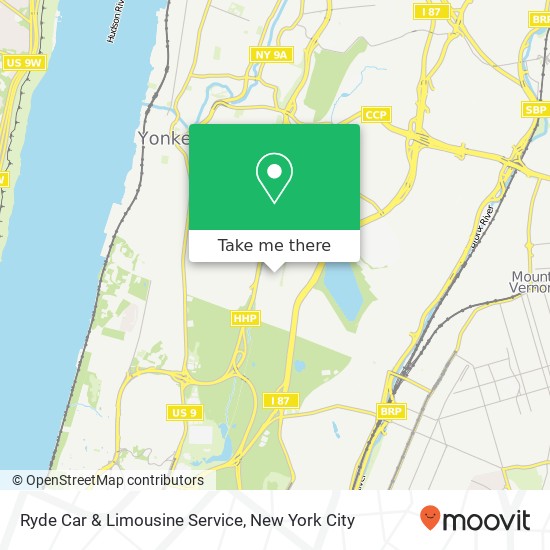 Mapa de Ryde Car & Limousine Service