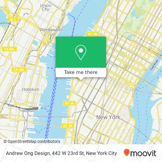 Andrew Ong Design, 442 W 23rd St map