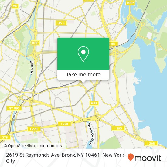 2619 St Raymonds Ave, Bronx, NY 10461 map