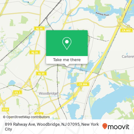 899 Rahway Ave, Woodbridge, NJ 07095 map