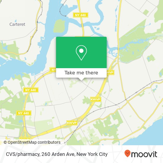 CVS/pharmacy, 260 Arden Ave map