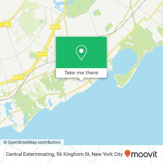 Mapa de Central Exterminating, 56 Kinghorn St