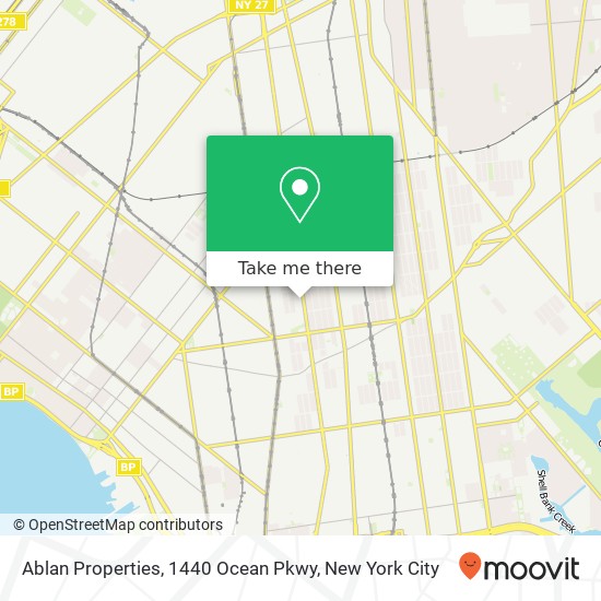 Mapa de Ablan Properties, 1440 Ocean Pkwy