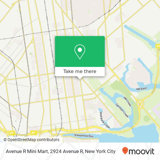 Avenue R Mini Mart, 2924 Avenue R map