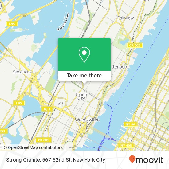 Mapa de Strong Granite, 567 52nd St