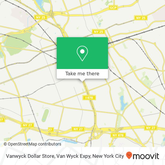 Mapa de Vanwyck Dollar Store, Van Wyck Expy