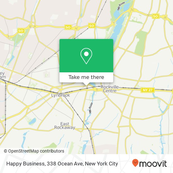 Mapa de Happy Business, 338 Ocean Ave
